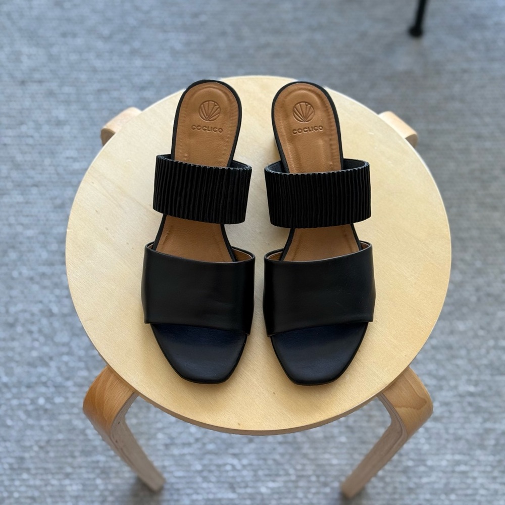 Coclico OohLaLa Women's Black Slide Sandals